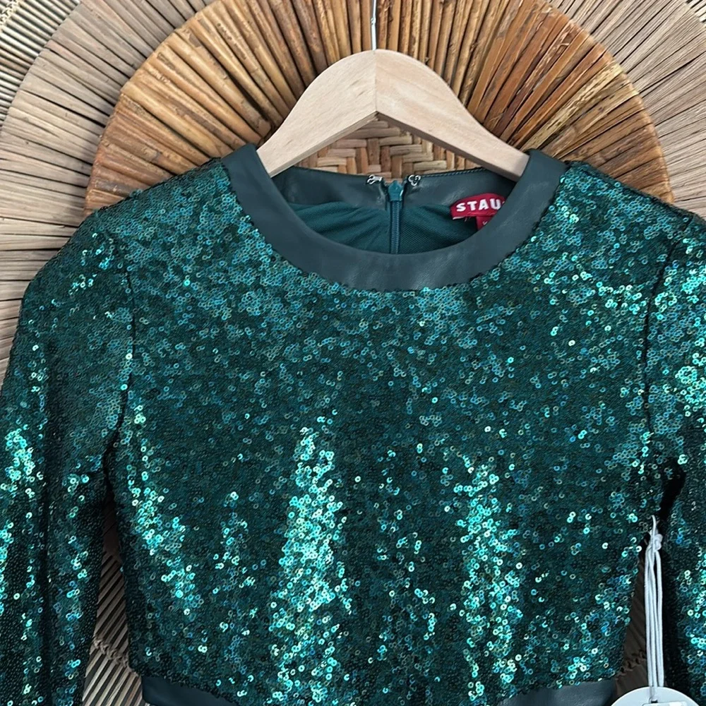 STAUD sequin minidress xs NWT - Picture 5 of 8
